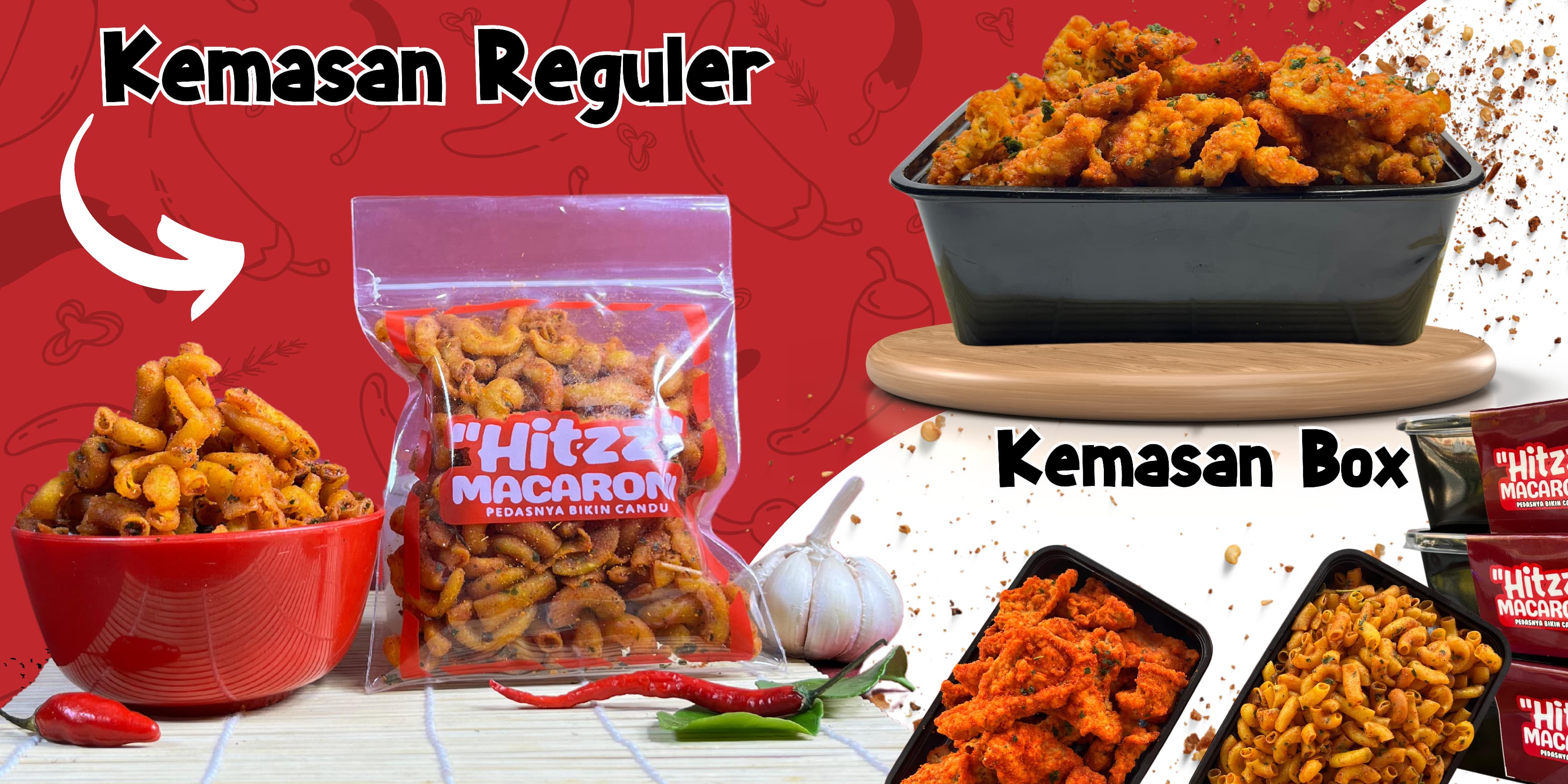 Camilan Mie Lidi Pedas